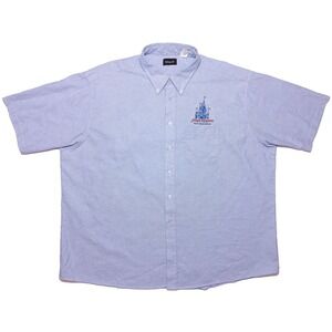 VTG EDWARDS Disney World Magic Kingdom Park Operation Employee Uniform Shirt 3XL